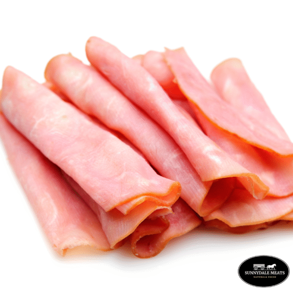 Ham roll sliced